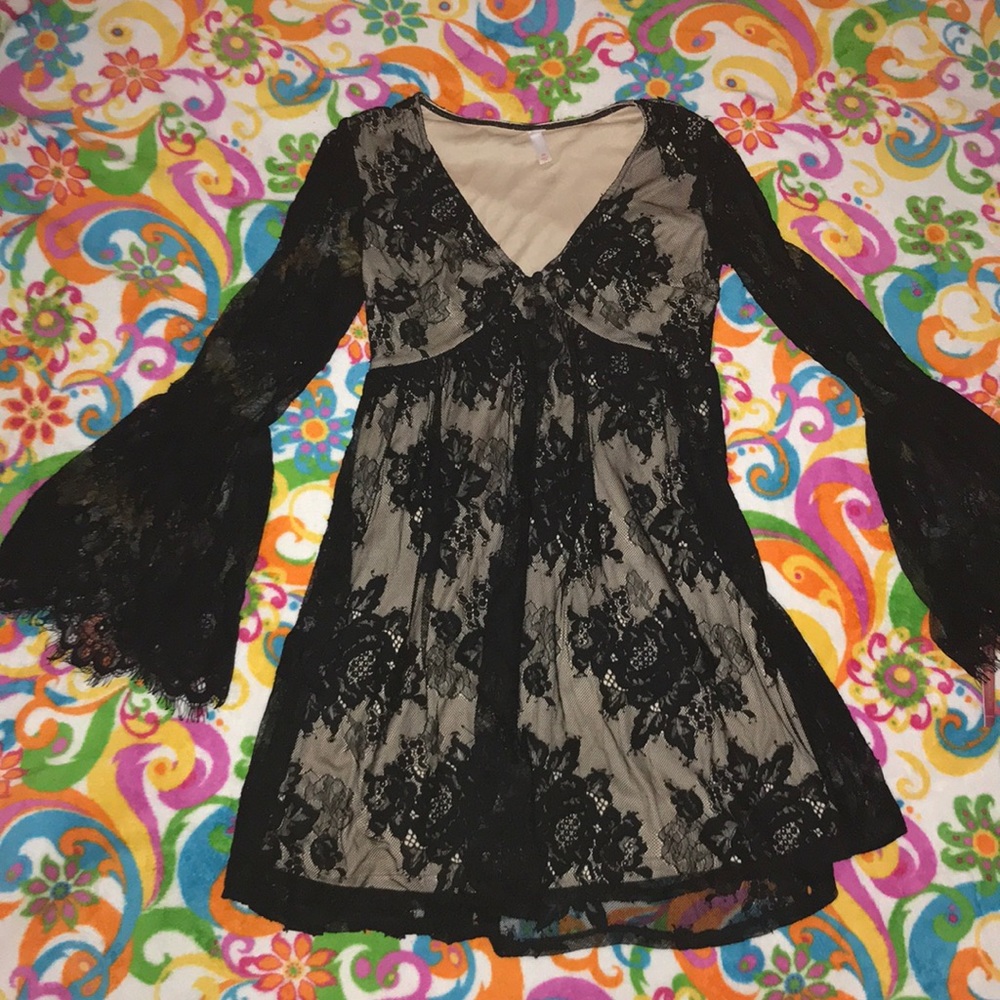 90s Inspired Lacey Babydoll Dress